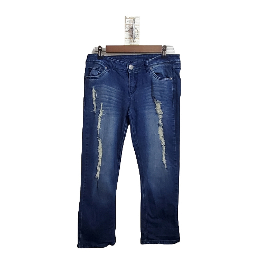 Soundgirl Distressed Capri/Cropped Jeans Sz. 9